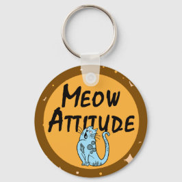 Chaveiro gato engraçado