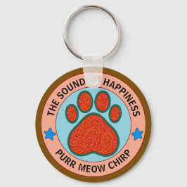 Chaveiro gato engraçado