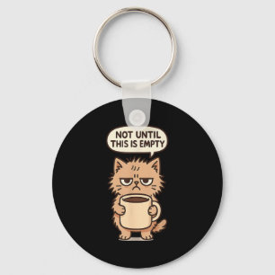 Chaveiro Gato Engraçado Café Grumpy Lover Não Morena Pessoa