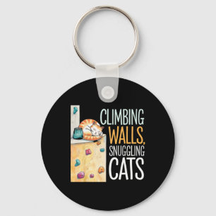 Chaveiro Gato Engraçado de Bouldering – Escalada em Rocha e