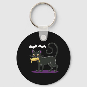 Chaveiro Gato Engraçado Halloween Votando Eleição Nos Eua