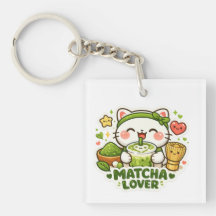 Gato Fã de Matcha Fofo