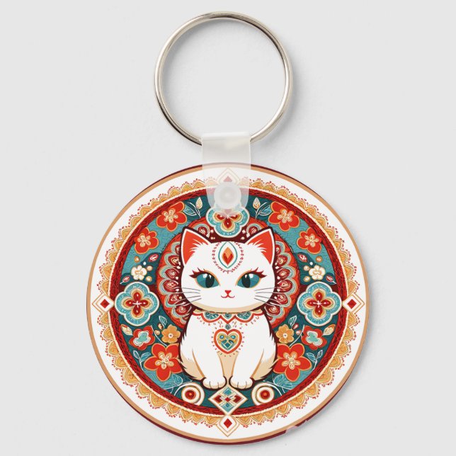 Chaveiro Gato Felino (Frente)