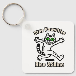 Chaveiro Gato Fique Positivo