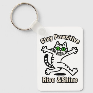 Chaveiro Gato Fique Positivo