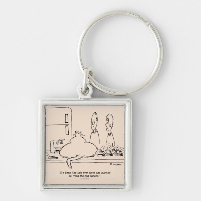 Chaveiro Gato gordo (Frente)