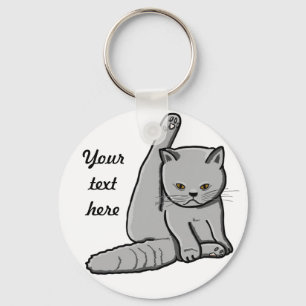 Chaveiro Gato Grumpy Personalizado