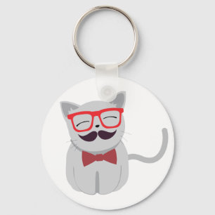 Chaveiro Gato hipster