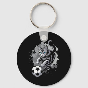 Chaveiro Gato Jogando Futebol