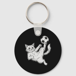 Chaveiro Gato Jogando Futebol, Futebol Para Crianças E Meni