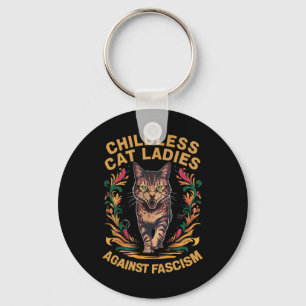 Chaveiro Gato Mulheres Contra Fascismo Engraçado Feminista