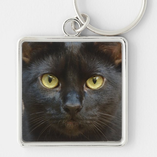 Chaveiro Gato negro (Frente)