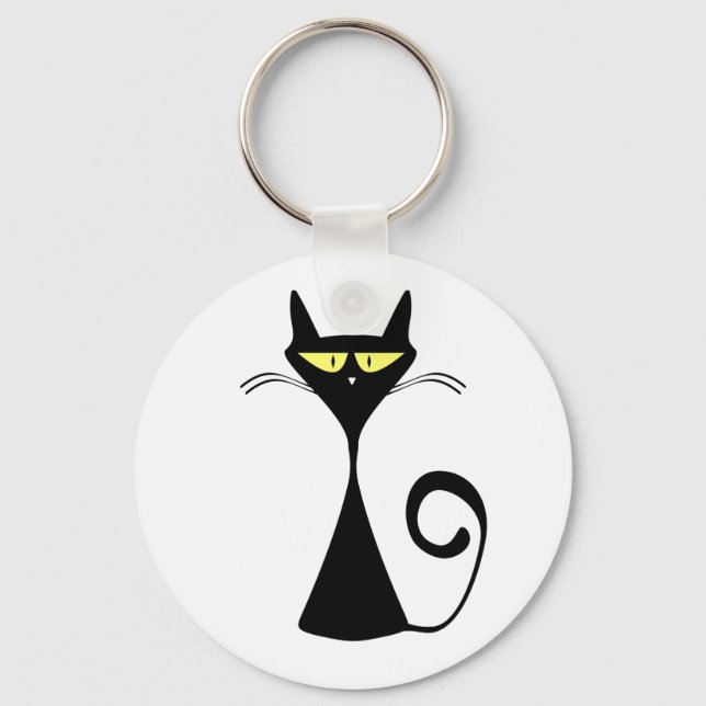 Chaveiro Gato negro (Frente)