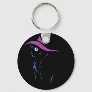 Chaveiro Gato Negro Halloween