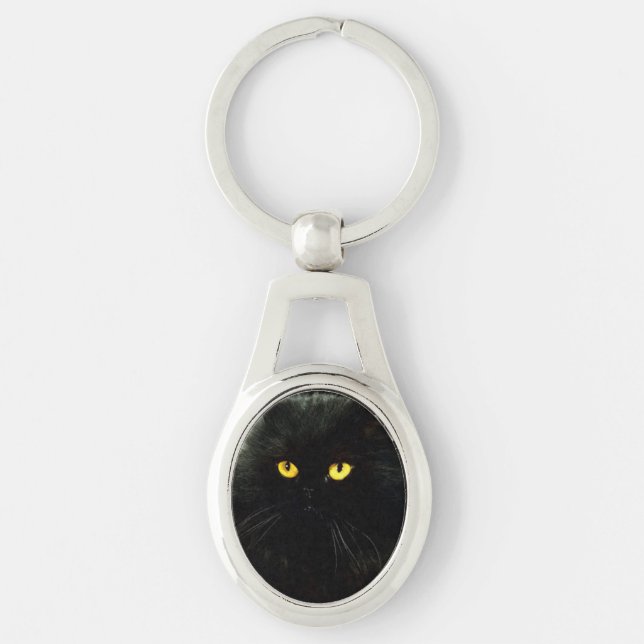 Chaveiro Gato preto (Frente)