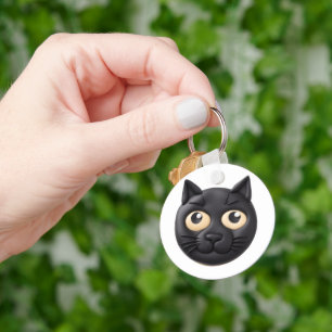 Chaveiro Gato Preto 3D Inspirado