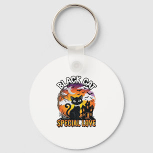 Chaveiro Gato Preto Amor Especial Halloween Casa Assombrada