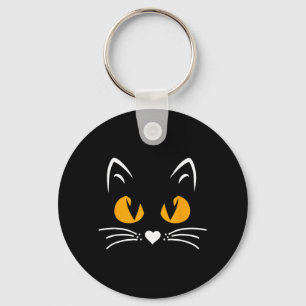 Chaveiro Gato Preto Assustador do Halloween Meninos Meninas