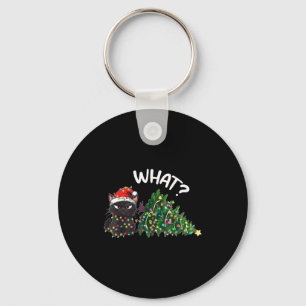 Chaveiro Gato Preto Engraçado O Que_ Árvore de Natal Amante