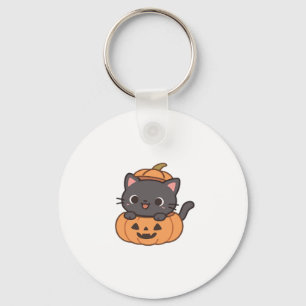 Chaveiro Gato Preto Jogado Escaindo da Camisa de Bompkin -