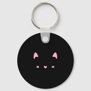 Chaveiro Gato rosto gatinho gatos fofos amantes sorriso hal
