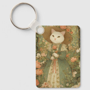 Chaveiro Gato - Senhora Vitoriana de Gatos Rosewood
