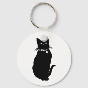 Chaveiro Gato Silhouette