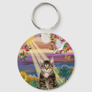 Chaveiro Gato (Tigre) - Sol de outono