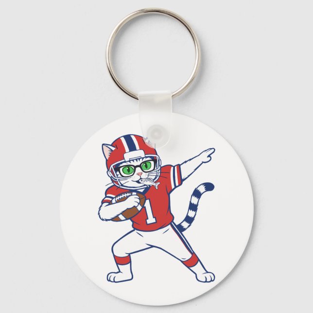 Chaveiro Gato Touchdown  (Frente)