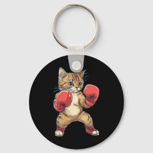 Chaveiro Gato Vestido Como Um Boxer Engraçado Homens Boxand