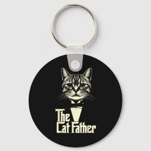 Chaveiro Gato vintage pai papai vida gato pai feliz dia dos
