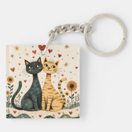 Chaveiro Gatos Aconchegantes