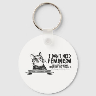 Chaveiro Gatos Confundidos (para produtos de cor clara)