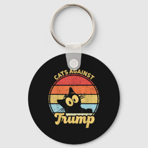 Chaveiro Gatos Contra A Eleição Anti Trump Funny Anti Trump
