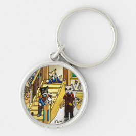 Chaveiro Gatos De Maquinaria