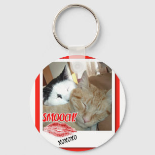 Chaveiro Gatos do dia de os namorados
