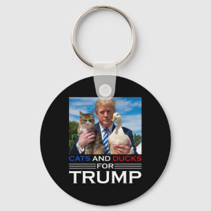 Chaveiro Gatos E Patos Para Trump 2024 Gatinhos E Patos Par
