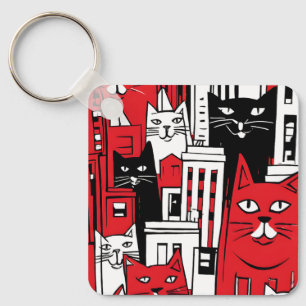 Chaveiro Gatos em Nova Iorque