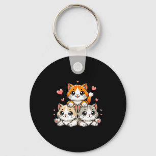 Chaveiro Gatos fofos kawaii neko gatinhos engraçados presen