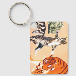 Chaveiro Gatos indo jogar