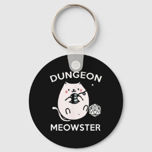 Chaveiro Gatos Jogadores de Rpg Missão Secundária D20 de Da