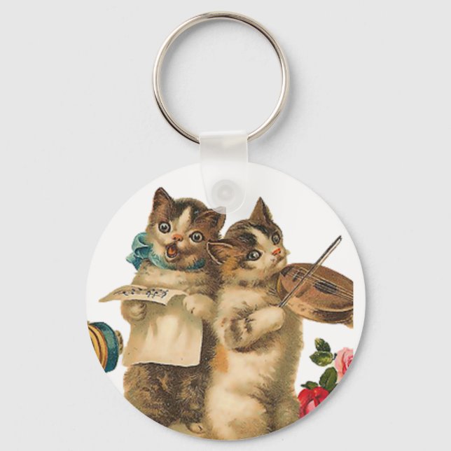 Chaveiro Gatos Musicais (Frente)