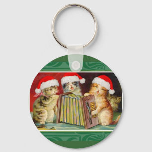 Chaveiro Gatos natais vintages