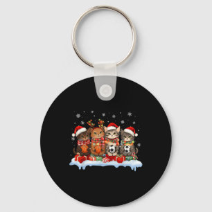 Chaveiro Gatos Natal Papai Noel Esporte Esqueleto E Amante 
