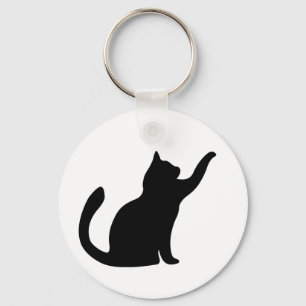 Chaveiro Gatos Silhueta