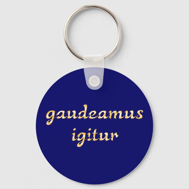 Chaveiro gaudeamus igitur Latein latein (Frente)