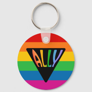 Chaveiro Gay Ally Triangle