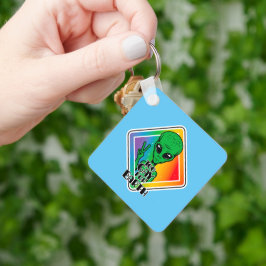 Chaveiro Gay Demais Para OVNI Alienígena Engraçado Da Terra