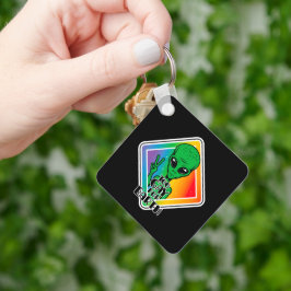 Chaveiro Gay Demais Para OVNI Alienígena Engraçado Da Terra