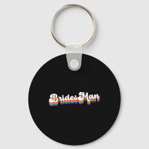 Chaveiro Gay Lgbt Festa de casamento Bridesman Tee Brida